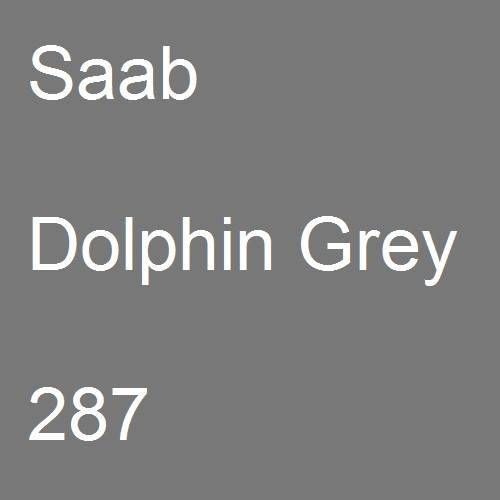 Saab, Dolphin Grey, 287.